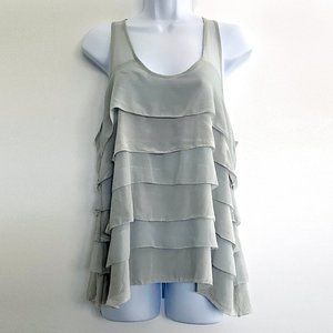 Patterson J. Kincaid Originals Cascading Ruffled Racerback Blouse